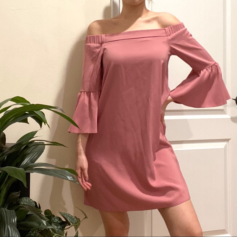 ASOS off the shoulder dress